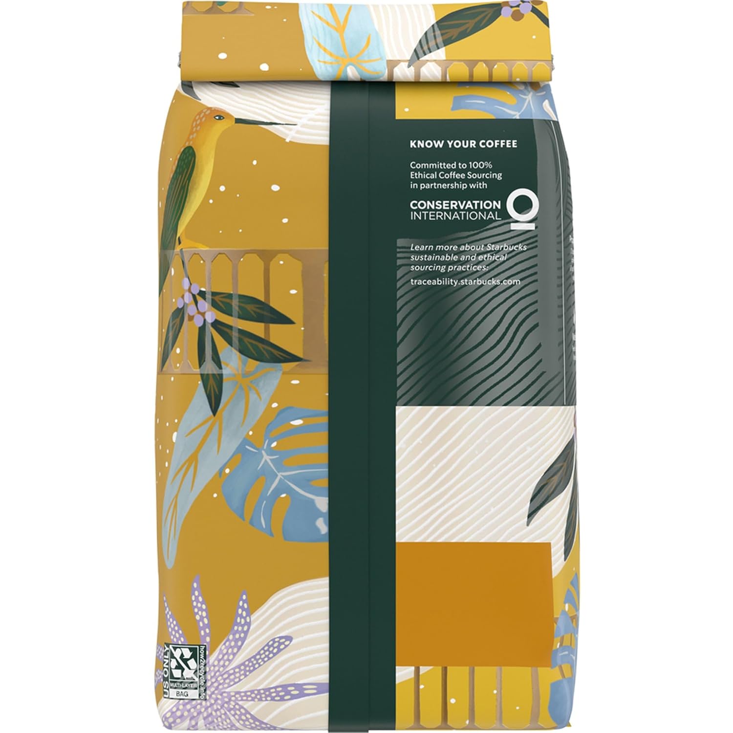 Starbucks Ground Coffee, Medium Roast Coffee, Pike Place Roast, 100% Arabica, 1 Bag (28 Oz)