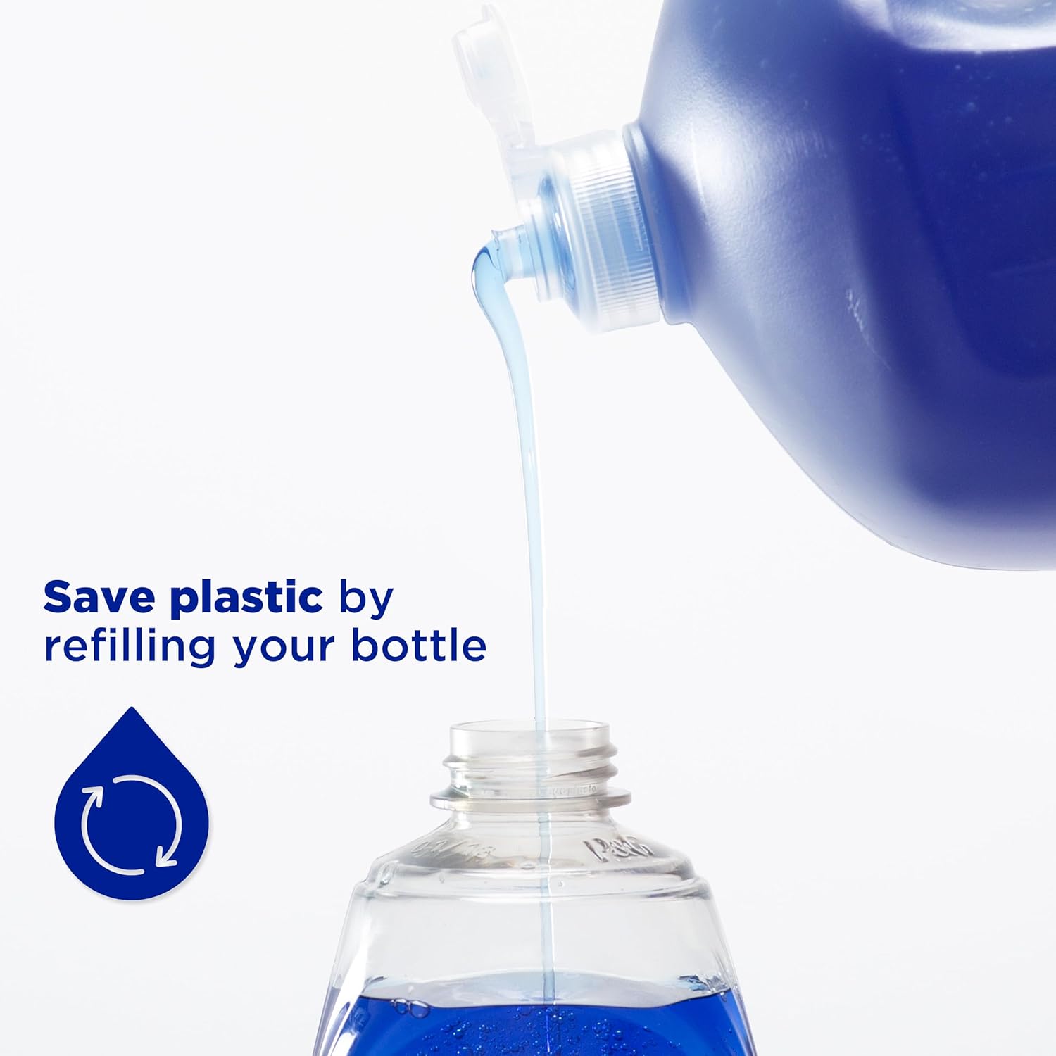 Dawn Dish Soap Squeeze Bottle, EZ-Squeeze Platinum Dish Soap Liquid+Non-Scratch Sponges for Dishes,Refreshing Rain,Includes 3x18oz Bottles+2 Sponges