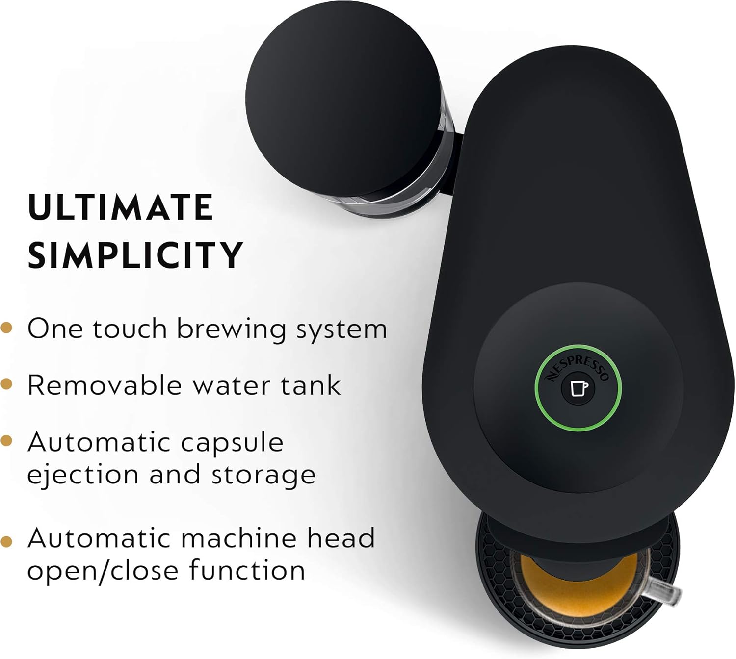 Nespresso Vertuo Plus Coffee and Espresso Maker by De'Longhi, Grey