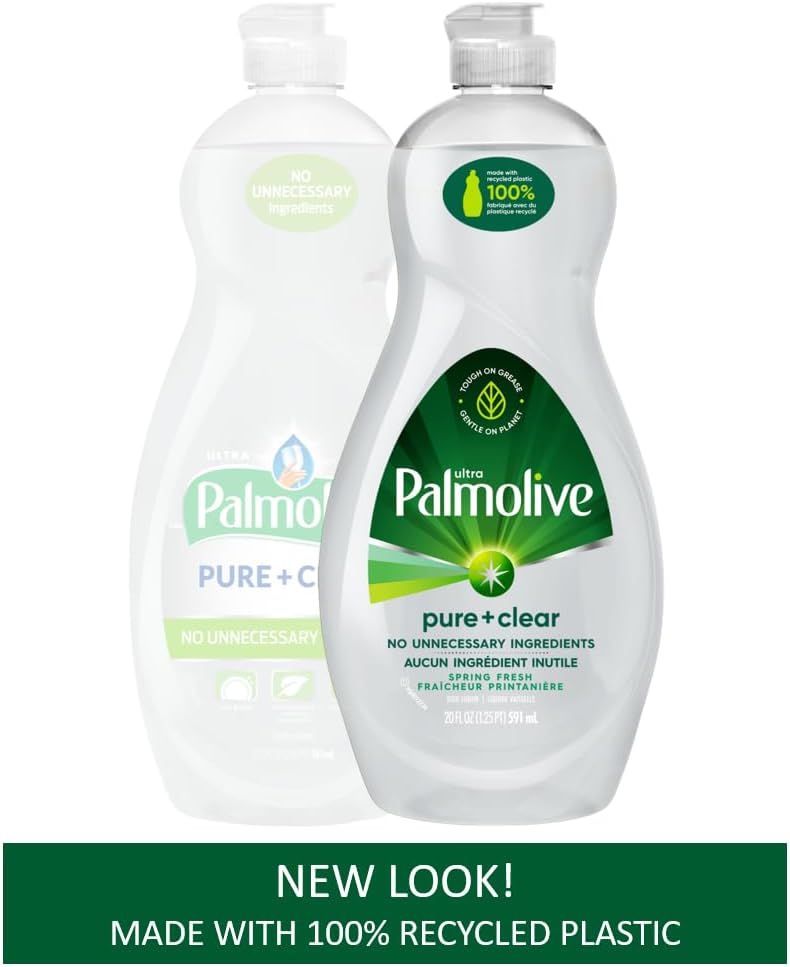 Palmolive Ultra Dishwashing Liquid Dish Soap, Oxy Power Degreaser - 32.5 Fl Oz (Pack of 4)