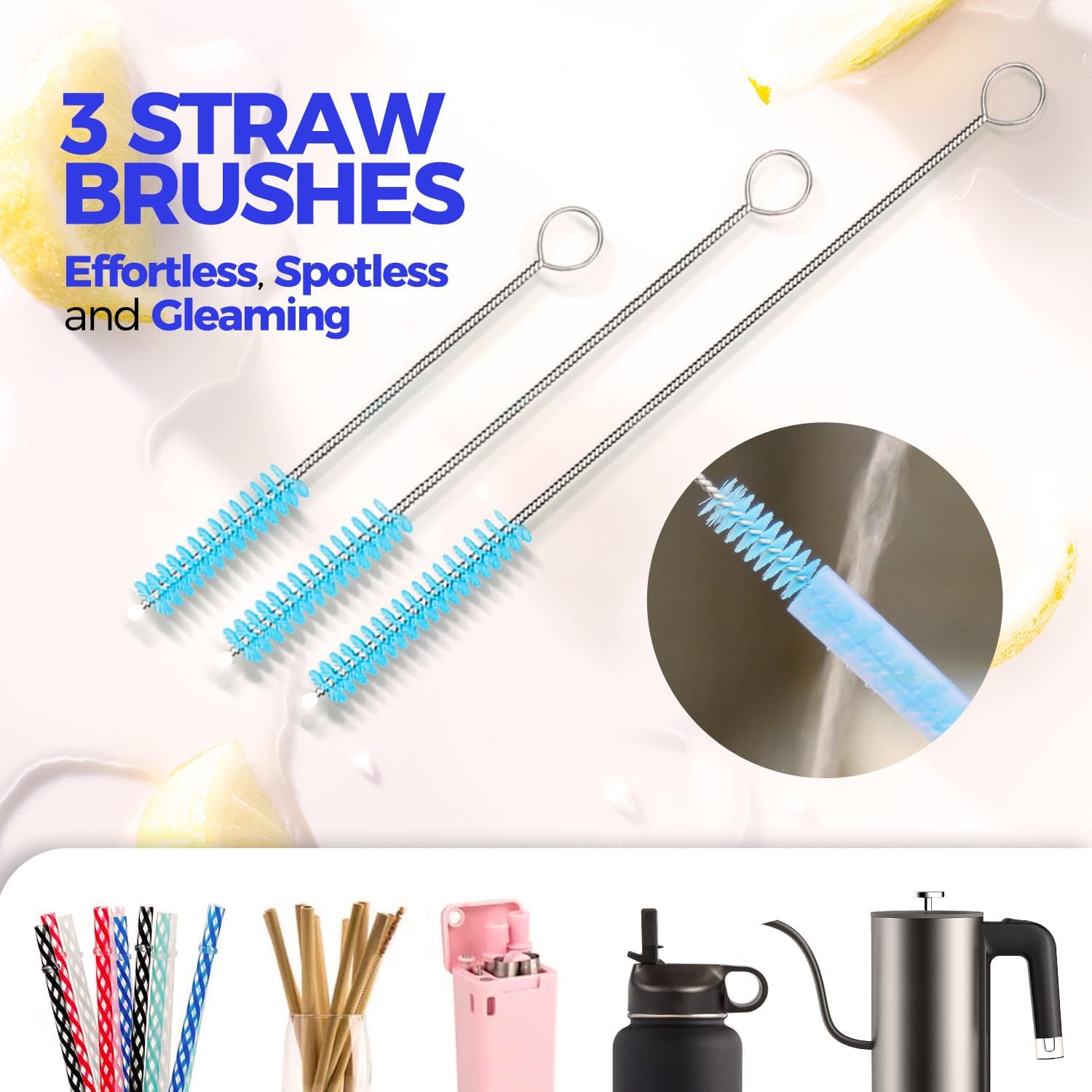 Holikme 6 Pack Bottle Brush Set, 14