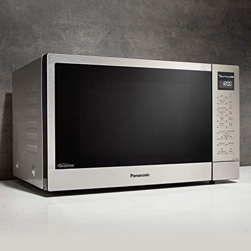 Panasonic Microwave Oven NN-SN686S Stainless Steel Countertop/Built-In with Inverter Technology and Genius Sensor, 1.2 Cubic Foot, 1200W