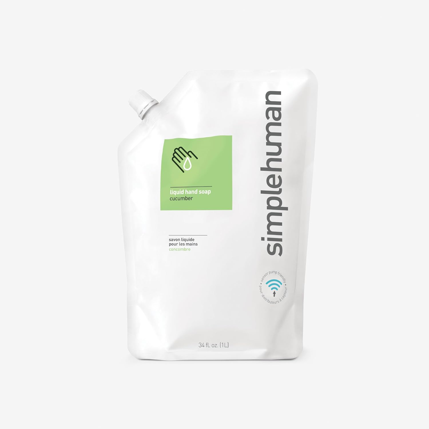 simplehuman Lavender Moisturizing Liquid Hand Soap Refill Pouch, 34 Fl. Oz.