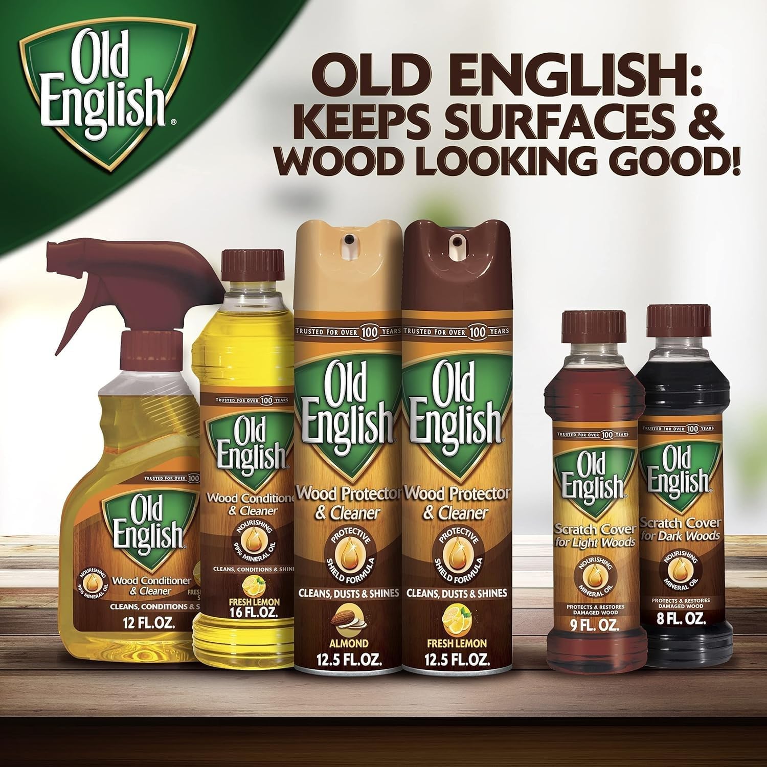 Old English Oil, Bottle Lemon 16 Fl Oz