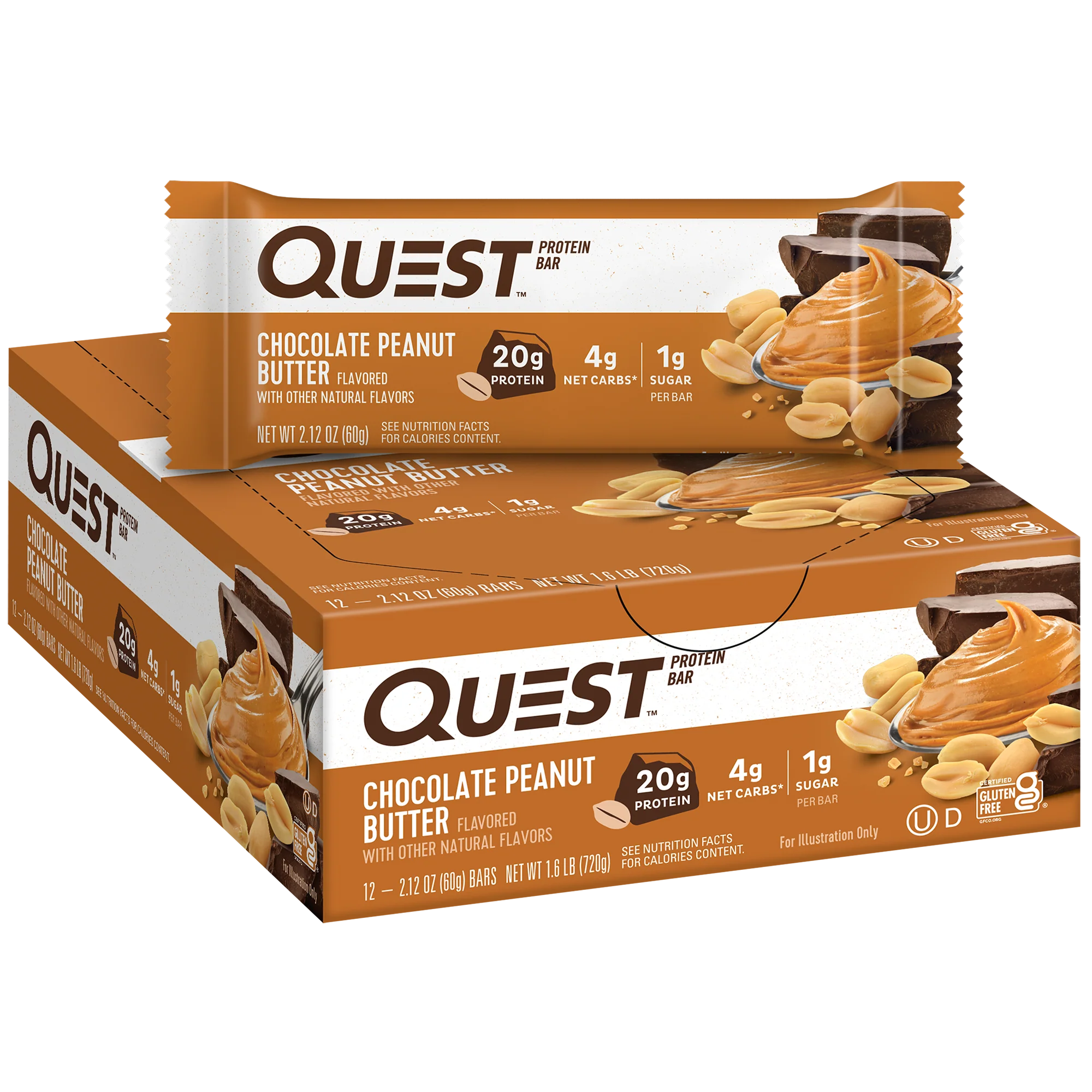 Chocolate Peanut Butter Protein Bar