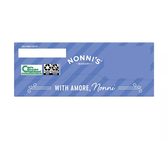 Nonni’s Turtle Pecan Biscotti 8 ct Box