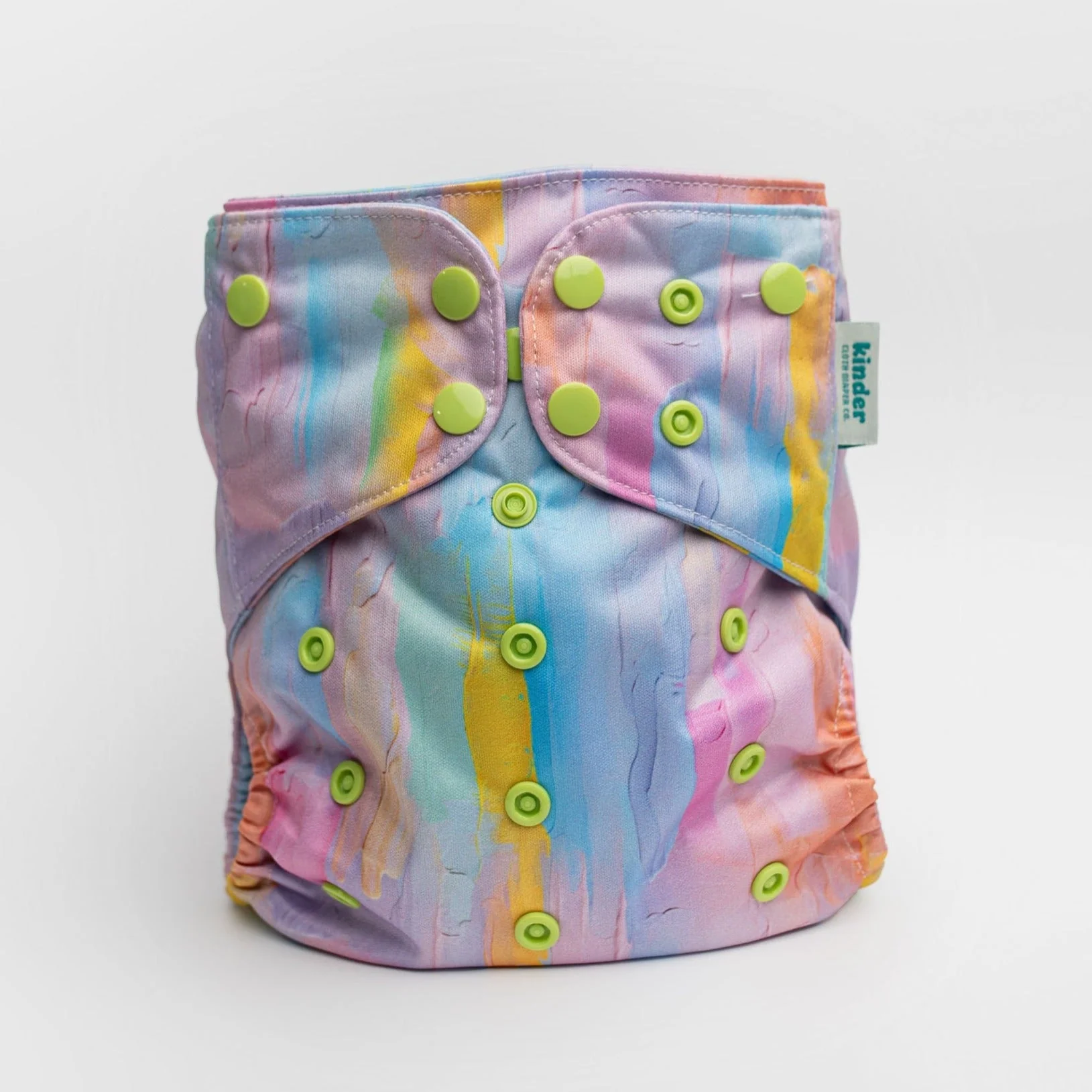 Kinder Cloth Diaper Co. Patterned Pocket Cloth Diaper with Athletic Wicking Jersey