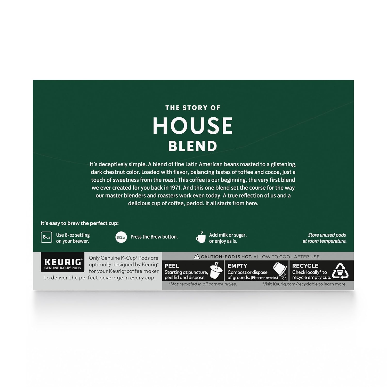 Starbucks K-Cup Coffee Pods, Medium Roast Coffee, Pike Place Roast for Keurig Brewers, 100% Arabica, 4 boxes (96 pods total)