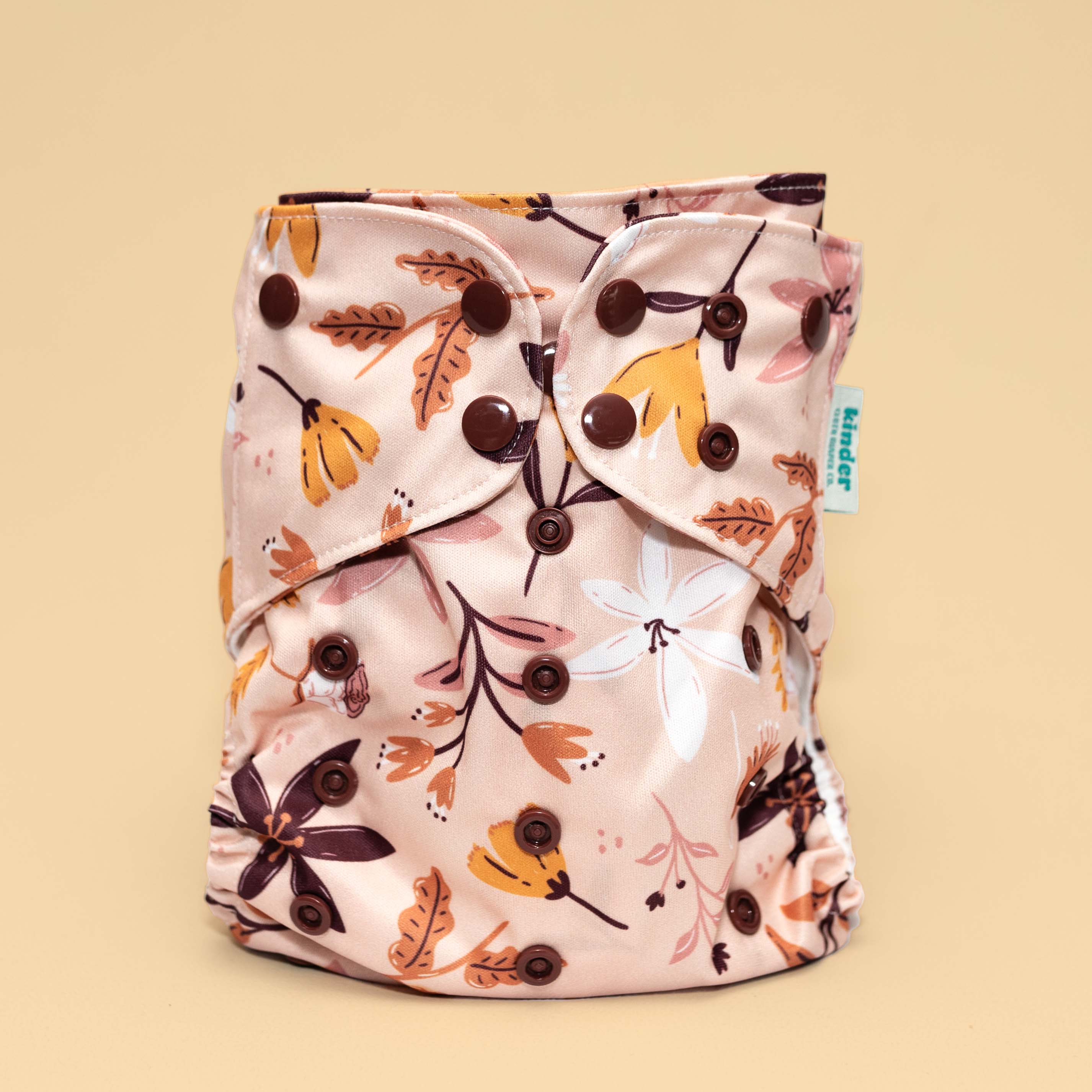 Kinder Cloth Diaper Co. Patterned Basics Pocket Cloth Diaper with Athletic Wicking Jersey