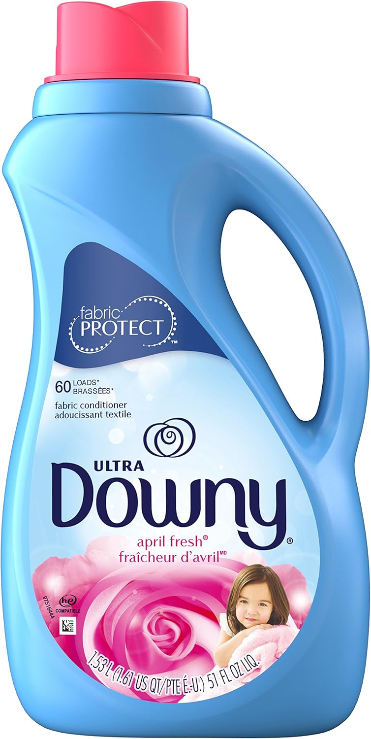 Downy Ultra Laundry Fabric Softener Liquid, April Fresh Scent, 168 Total Loads (Pack of 3)