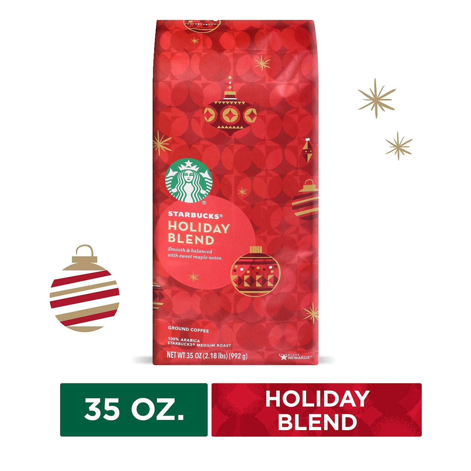 Starbucks Ground Coffee, Medium Roast Coffee, Pike Place Roast, 100% Arabica, 1 Bag (28 Oz)