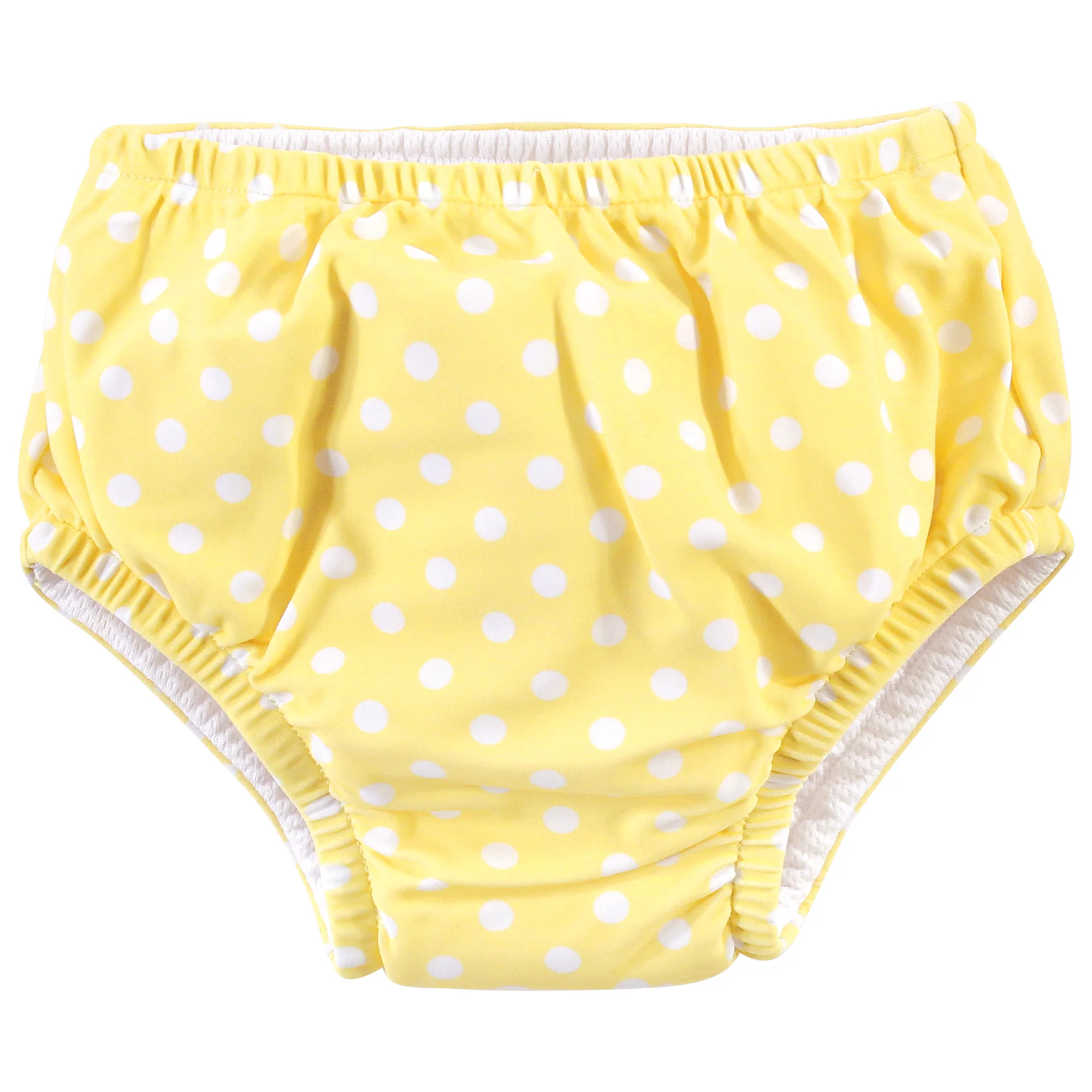 Hudson Baby Infant and Toddler Girl Swim Diapers, Pink Lemons