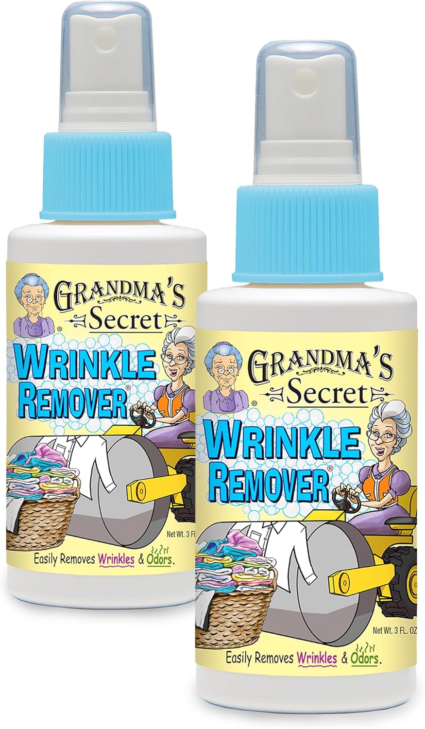 Grandma's Secret Spot Remover Laundry Spray - Chlorine, Bleach and Toxin-Free Fabric Stain Remover for Clothes - Removes Oil, Paint, Blood and Pet Stains - 16 Oz, 2 Pack