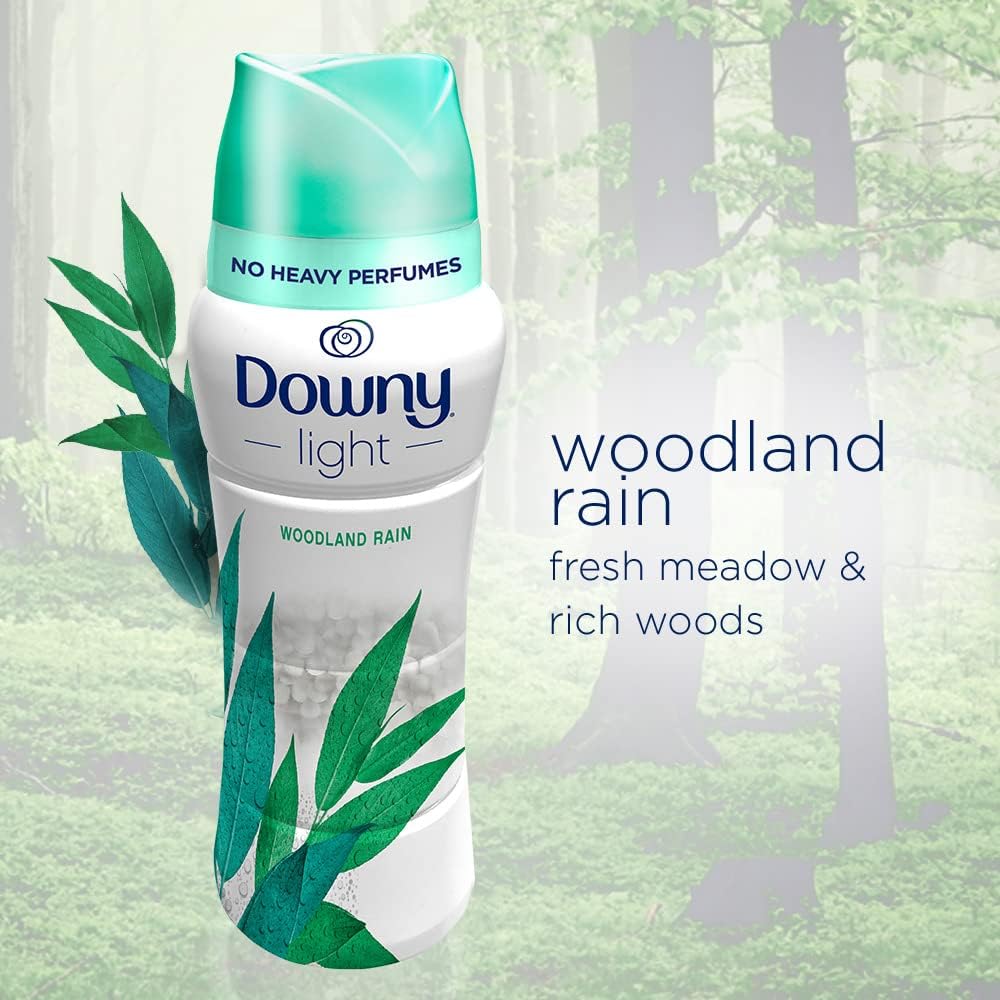 Downy Light In Wash Scent Booster Beads, Ocean Mist Scent, 24 oz, Downy Scent Booster Beads, Laundry Beads, No Heavy Perfumes
