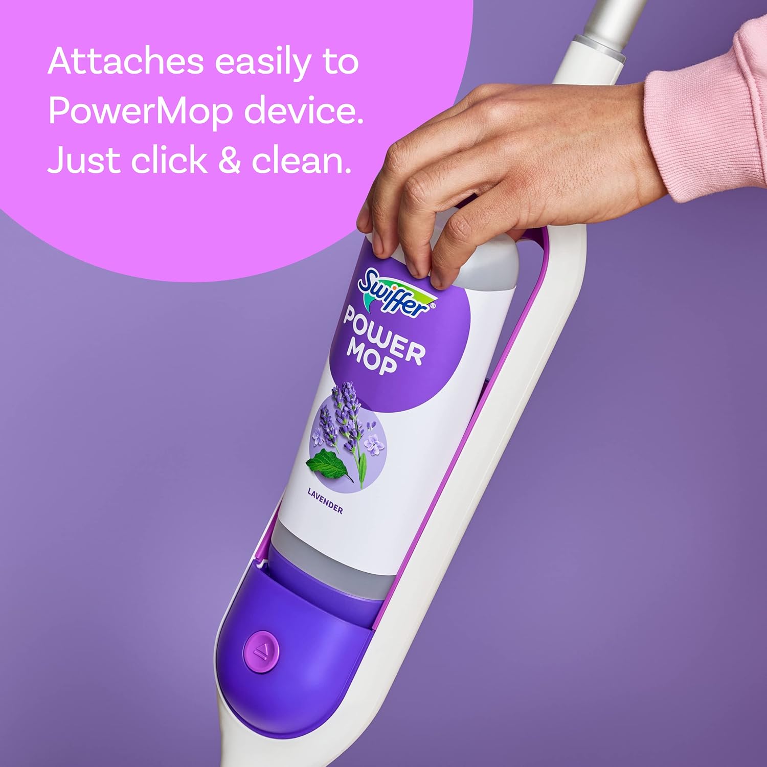 Swiffer PowerMop Floor Cleaning Solution with Fresh Scent, 25.3 fl oz, 2 Pack