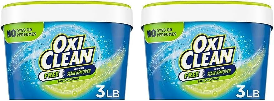 OxiClean Free Versatile Stain Remover Powder, 3 lb