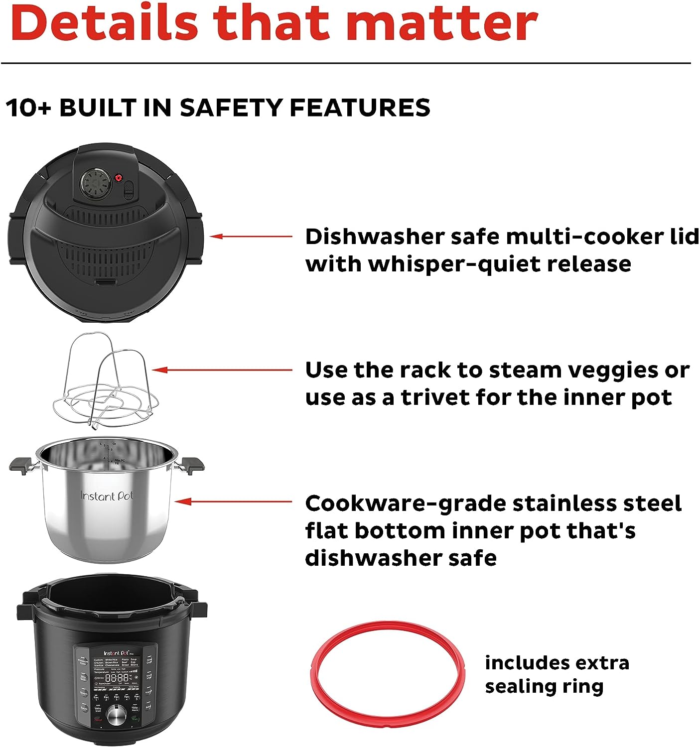 Instant Pot Duo Plus 9-in-1 Electric Pressure Cooker,
