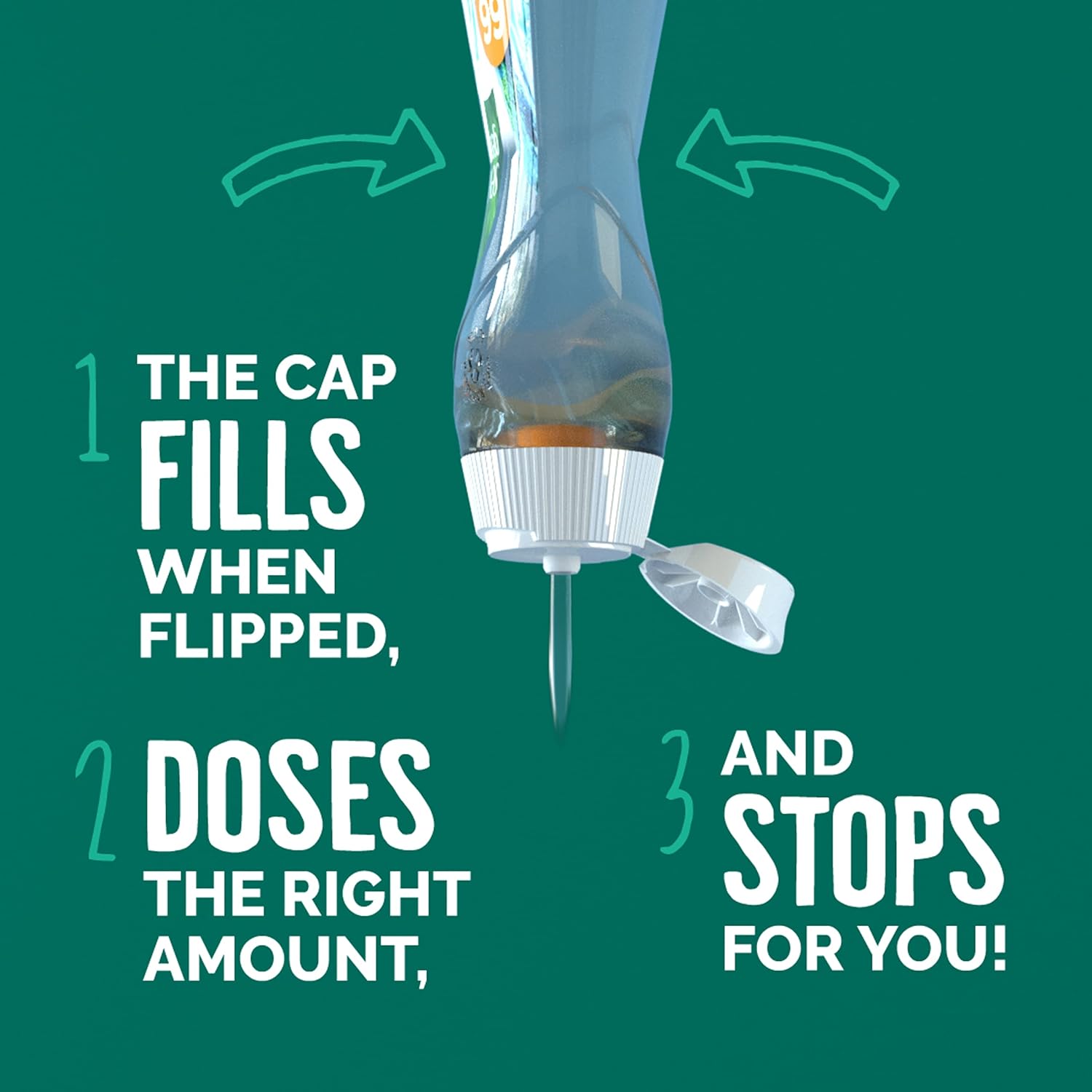 Seventh Generation EasyDose Laundry Detergent, Ultra Concentrated: 66 Loads, Free & Clear Designed for Sensitive Skin, 23.1 Fl Oz