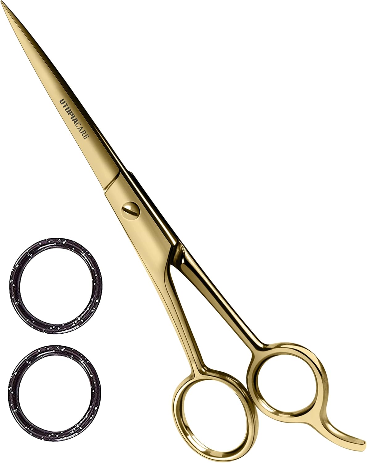 Utopia Care Hair Cutting and Hairdressing Scissors 6.5 Inch, Premium Stainless Steel shears with smooth Razor & Sharp Edge Blades, for Salons, Men & Women, Kids, Adults, & Pets - Silver