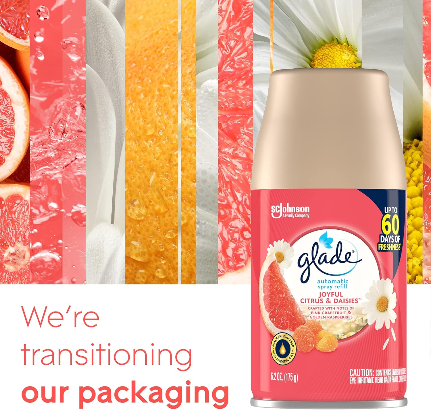 Glade Automatic Spray Air Freshener Refill, Scented Air Freshener for Home and Bathroom, Clean Linen, 6.2 Oz, 3 Count