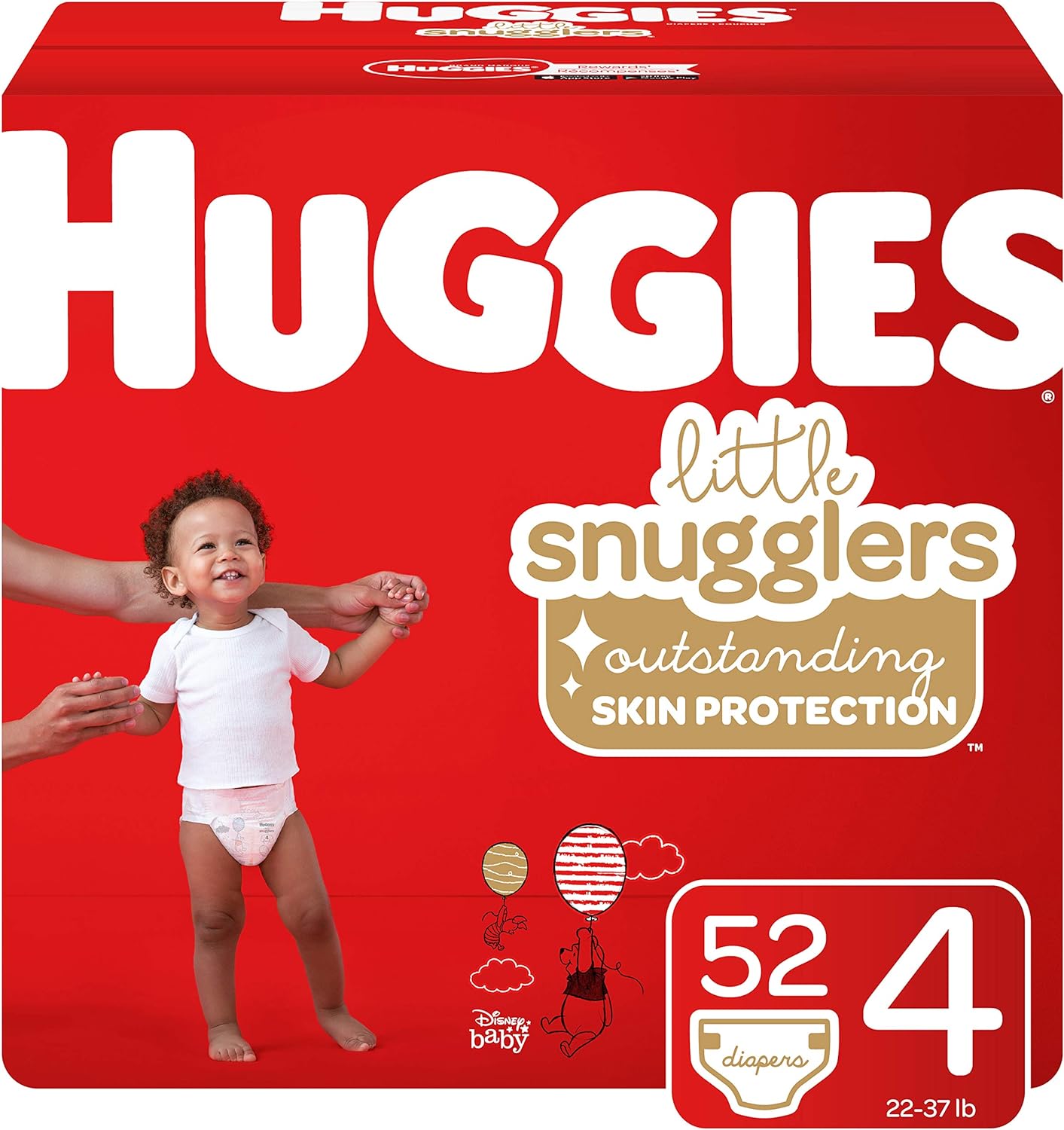 Huggies Size 1 Diapers, Little Snugglers Diapers, Size 1 (8-14 lbs), 198 Ct (6 packs of 33)