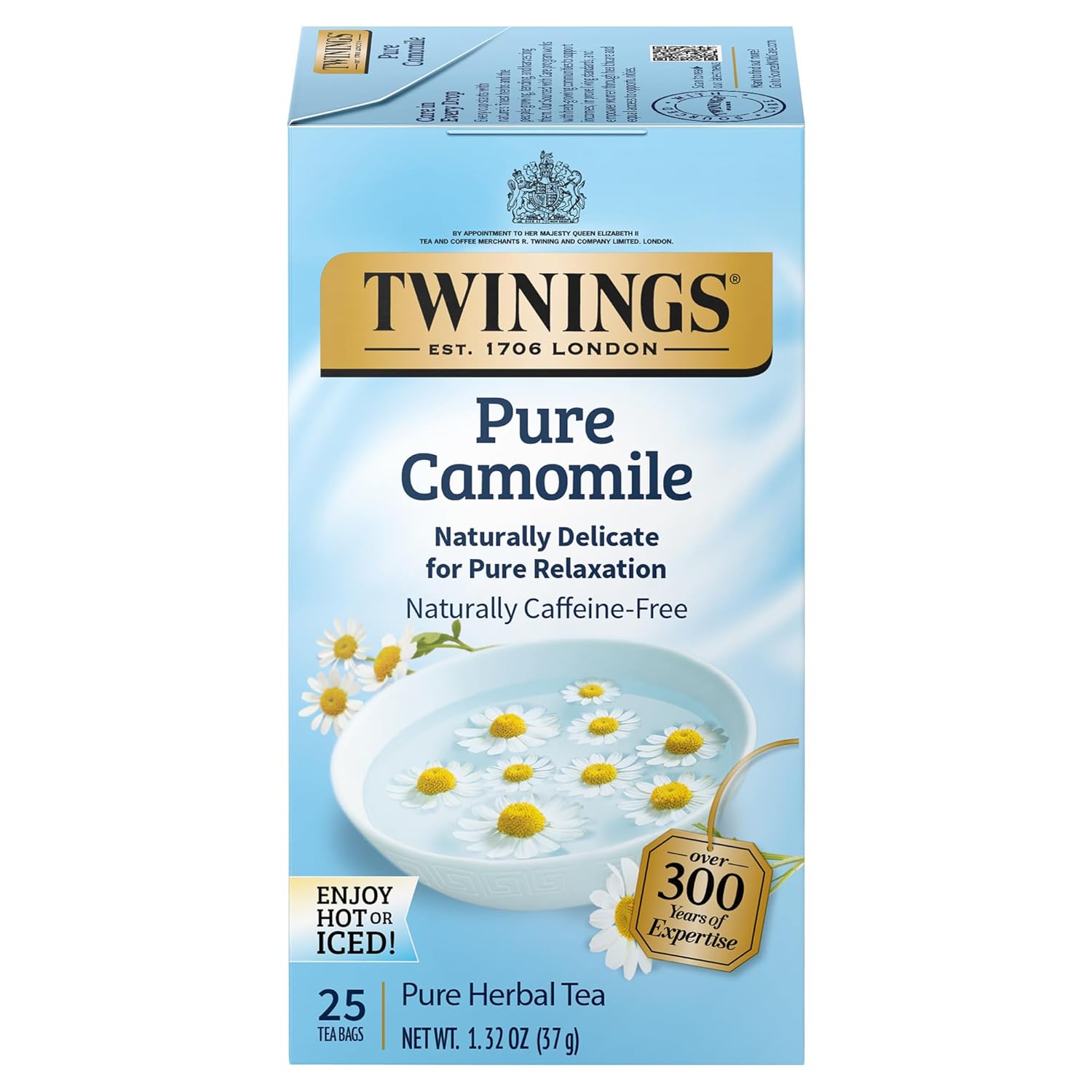 Twinings English Breakfast Black Tea Individually Wrapped Bags, 100 Count (Pack of 1), Smooth, Flavourful, and Robust, Caffeinated, Enjoy Hot or Iced | Packaging May Vary