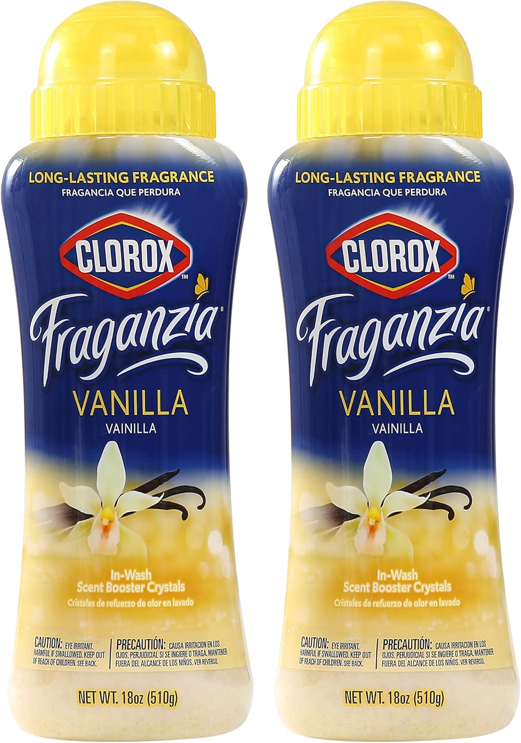 Clorox Fraganzia In-Wash Scent Booster Crystals in Ocean Scent, 18 Oz Twin Pack | Laundry Scent Booster Crystals | In-wash Scent Booster for Fresh Laundry in Ocean Scent 18 Ounce Twin Pack, 36oz