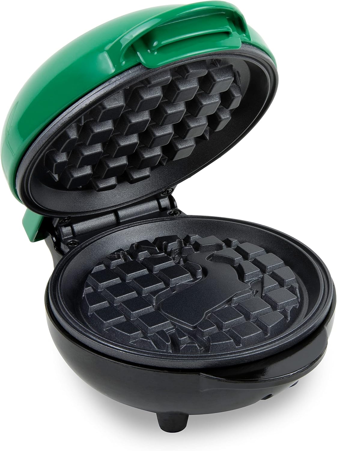 Nostalgia MyMini Cars and Trucks Shape Electric Waffle Maker, 5-Inch Non-Stick Griddle for Waffles, Hash Browns, Eggs, and More, Yellow