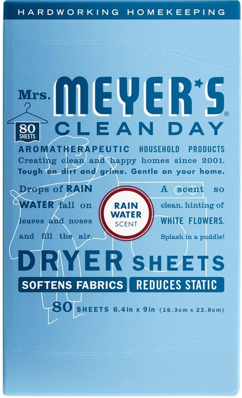 MRS. MEYER'S CLEAN DAY Dryer Sheets, Lavender, 80 ct