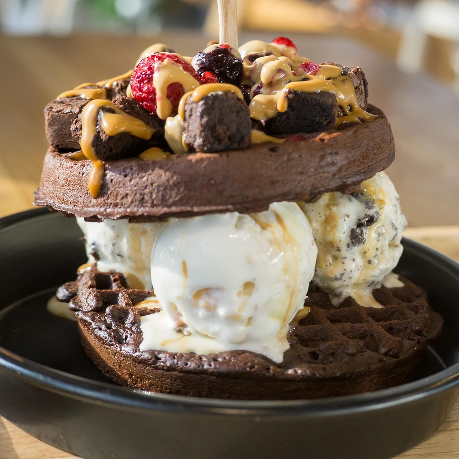 Nostalgia MyMini Cars and Trucks Shape Electric Waffle Maker, 5-Inch Non-Stick Griddle for Waffles, Hash Browns, Eggs, and More, Yellow