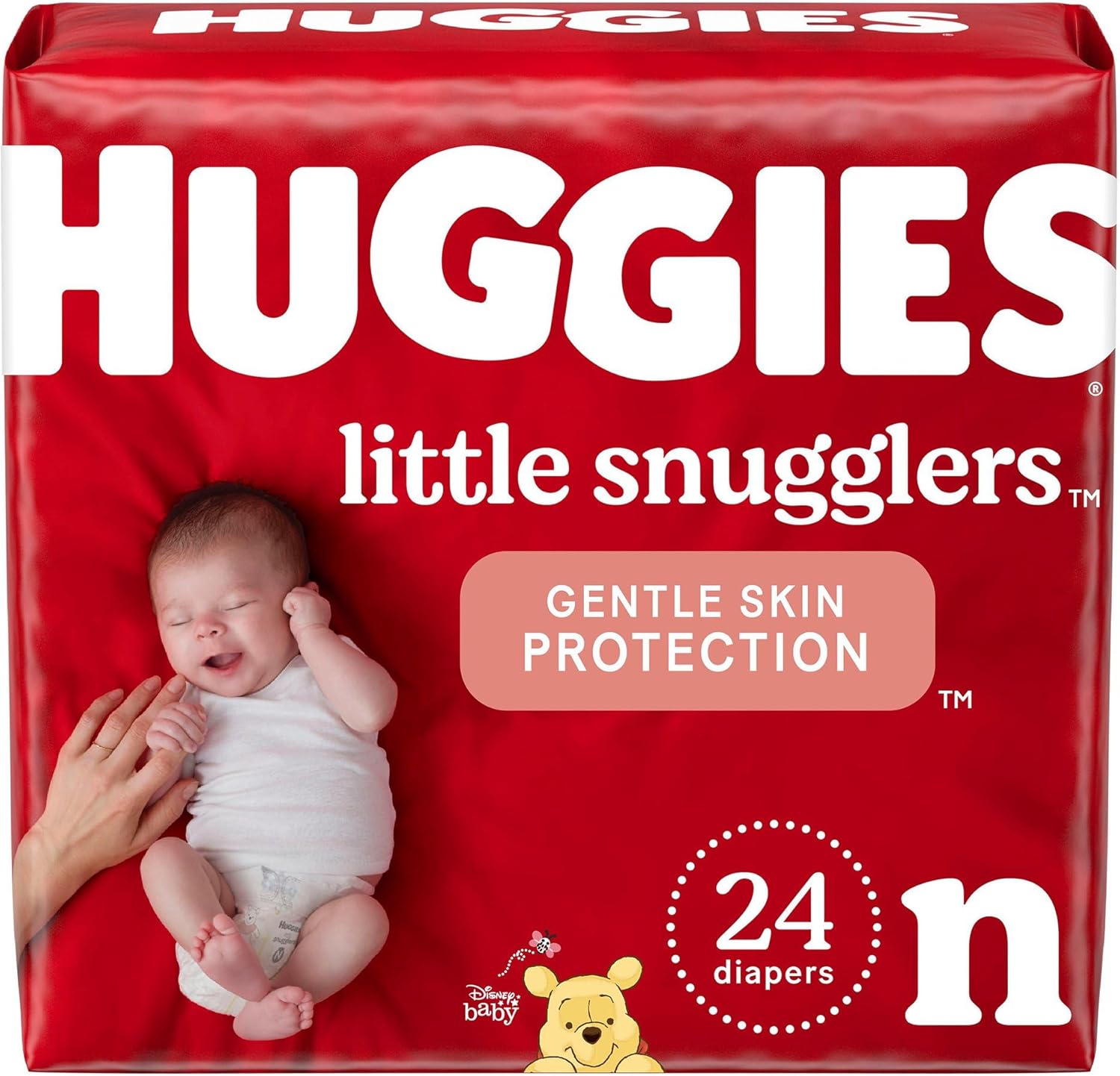 Huggies Size 1 Diapers, Little Snugglers Diapers, Size 1 (8-14 lbs), 198 Ct (6 packs of 33)