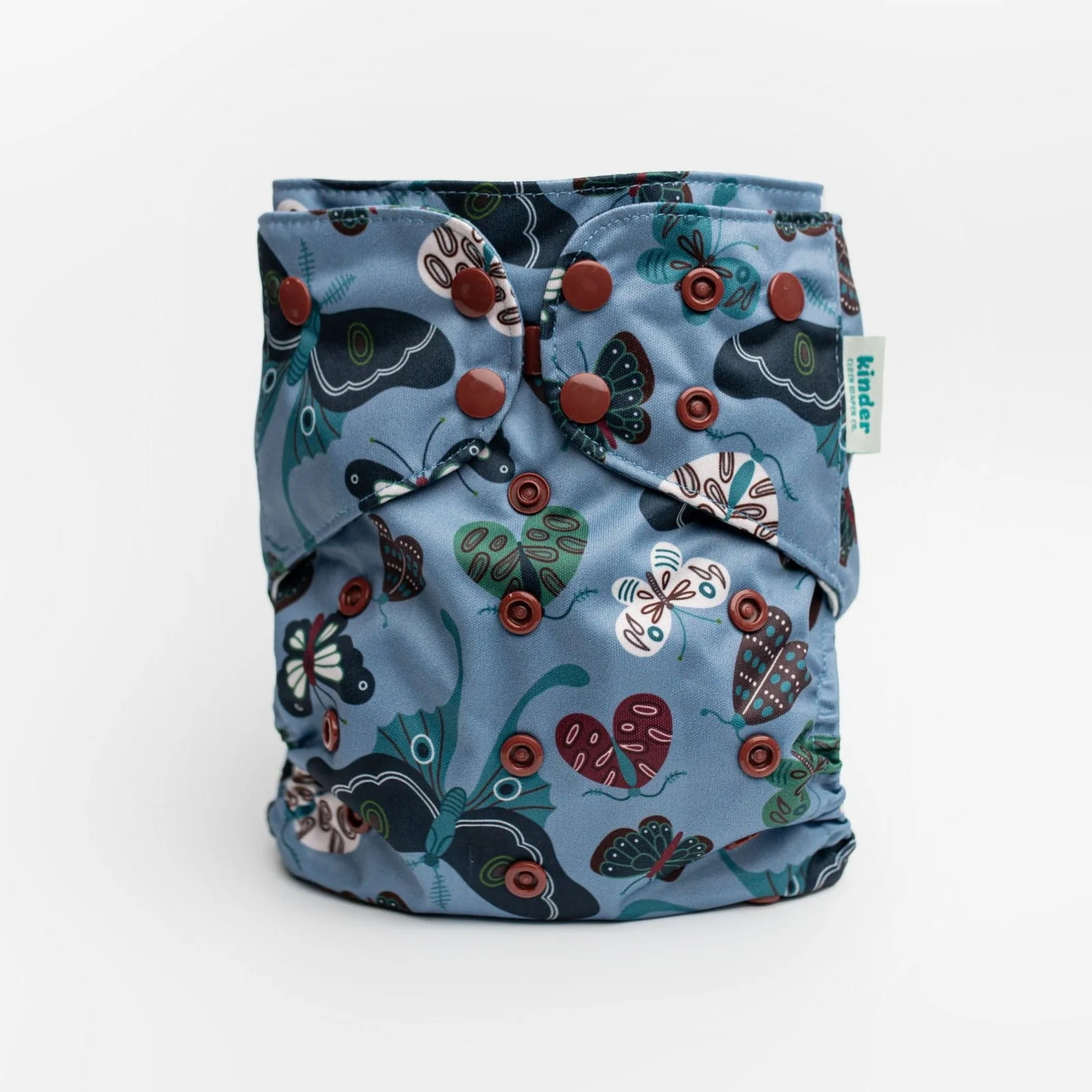 Kinder Cloth Diaper Co. Patterned Basics Pocket Cloth Diaper with Athletic Wicking Jersey