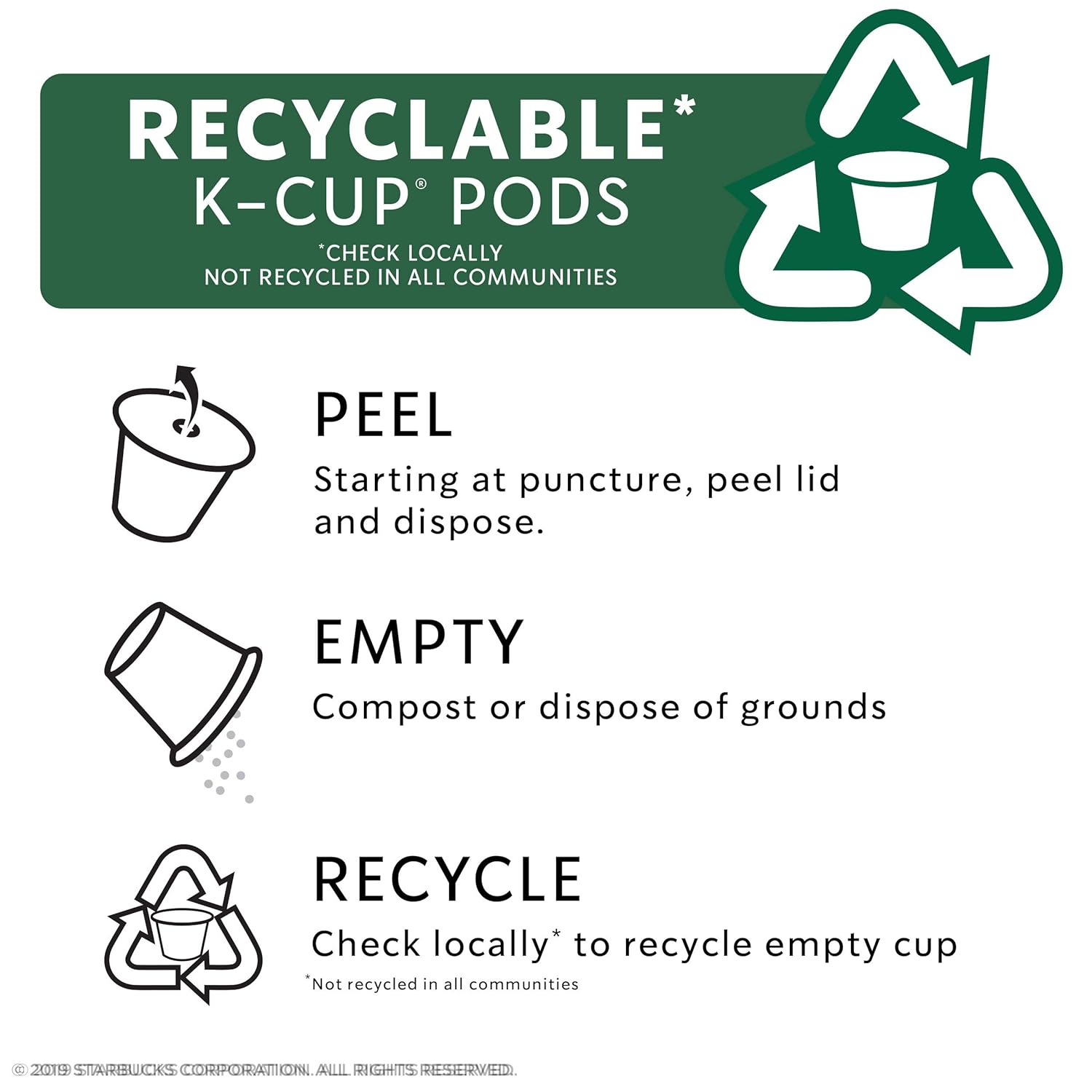 Starbucks K-Cup Coffee Pods, Medium Roast Coffee, Pike Place Roast for Keurig Brewers, 100% Arabica, 4 boxes (96 pods total)
