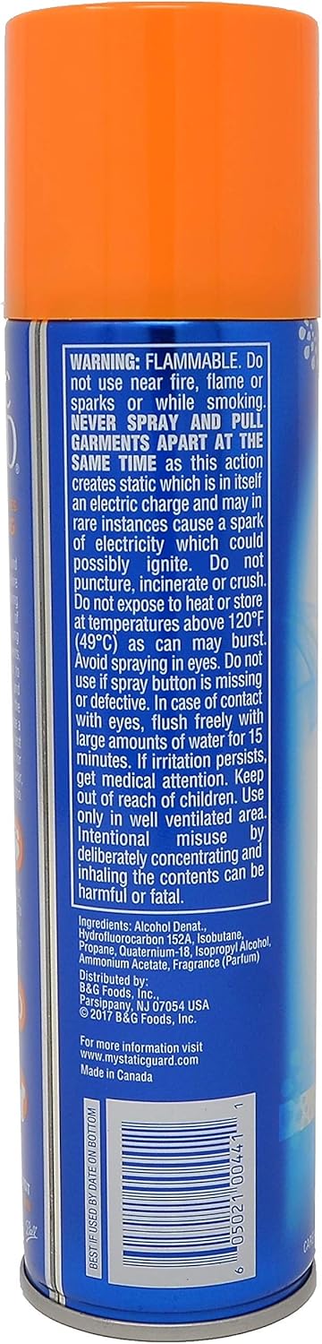 Static Guard Bonus Pack Spray 12.4 oz (2 Pack of 5.5 oz & 1 Pack of 1.4 oz)