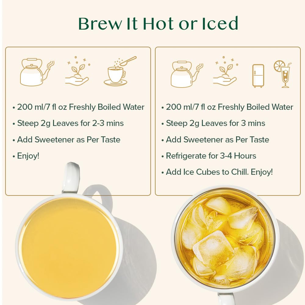 VAHDAM, Organic Turmeric Ginger Herbal Tea Bags (100 Pyramid Tea Bags) Caffeine Free, Non GMO, Gluten Free | 100% Pure Herbal Blend - Savory & Spicy | Plant-Based Tea Bags | Resealable Ziplock Pouch