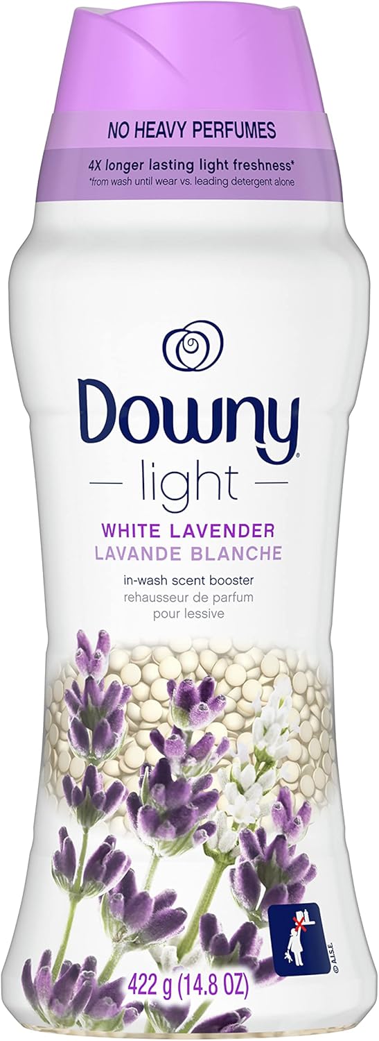 Downy Light In Wash Scent Booster Beads, Ocean Mist Scent, 24 oz, Downy Scent Booster Beads, Laundry Beads, No Heavy Perfumes