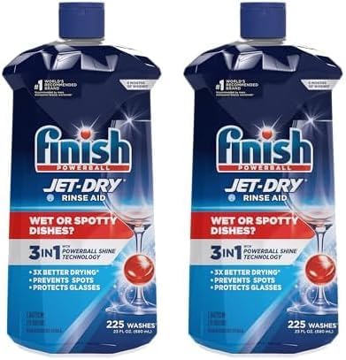 Finish Jet-dry, Rinse Agent, Ounce Blue 32 Fl Oz
