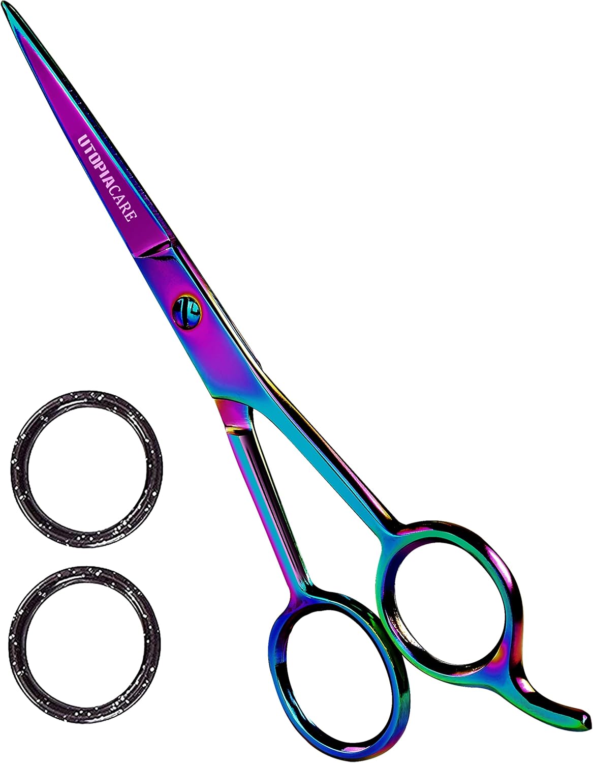 Utopia Care Hair Cutting and Hairdressing Scissors 6.5 Inch, Premium Stainless Steel shears with smooth Razor & Sharp Edge Blades, for Salons, Men & Women, Kids, Adults, & Pets - Silver
