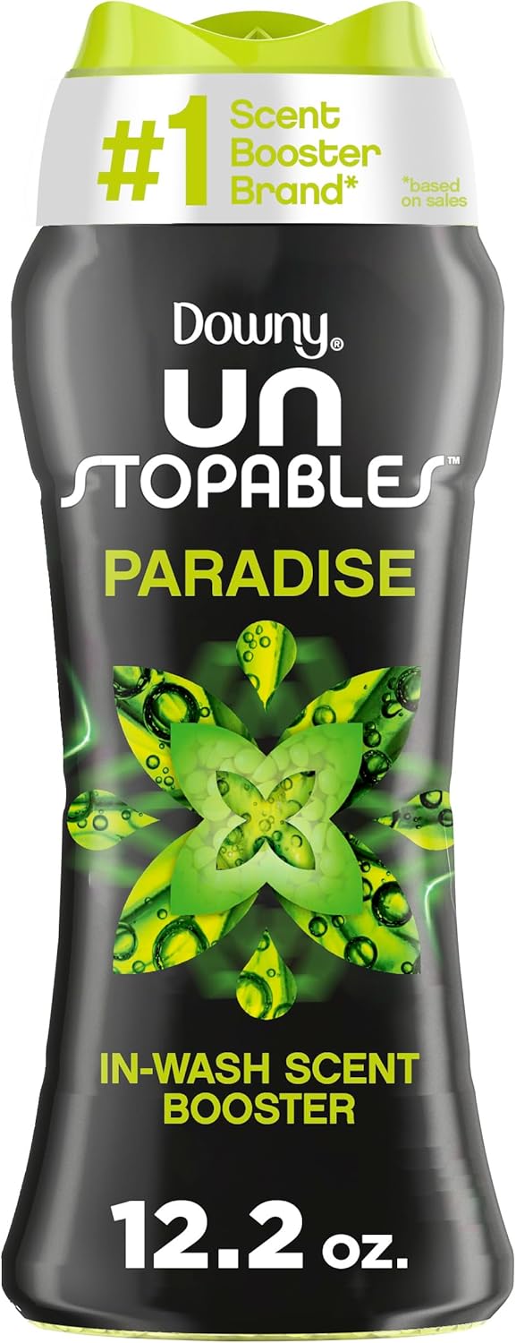 Downy Unstopables In Wash Scent Booster Beads, Fresh Scent, 24 oz, Downy Scent Booster Beads, Unstoppable Laundry Beads, Odor Protection