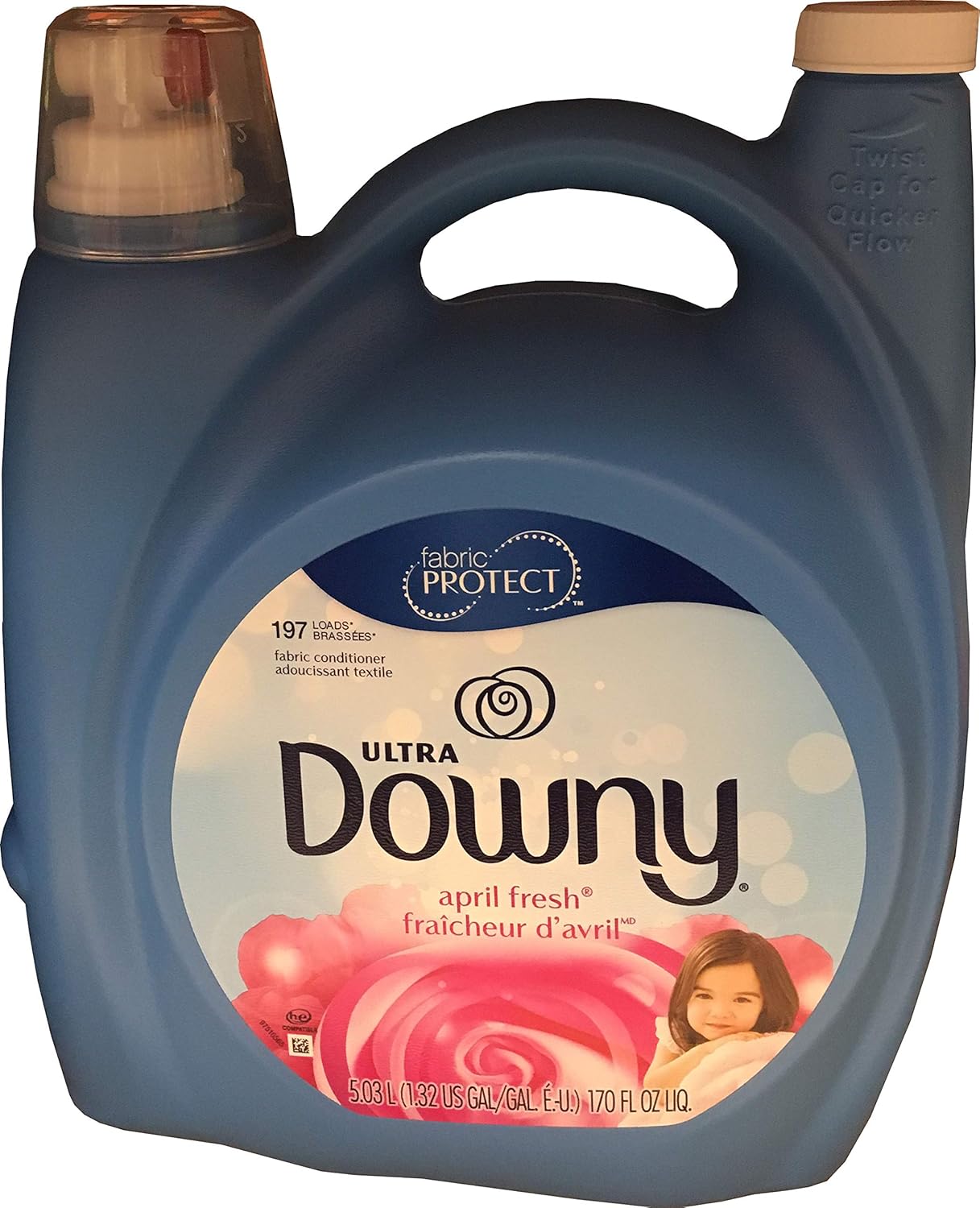 Downy Ultra Laundry Fabric Softener Liquid, April Fresh Scent, 168 Total Loads (Pack of 3)