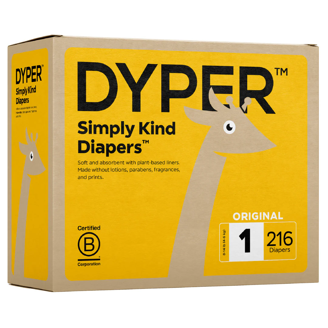DYPER Diapers Monthly Box
