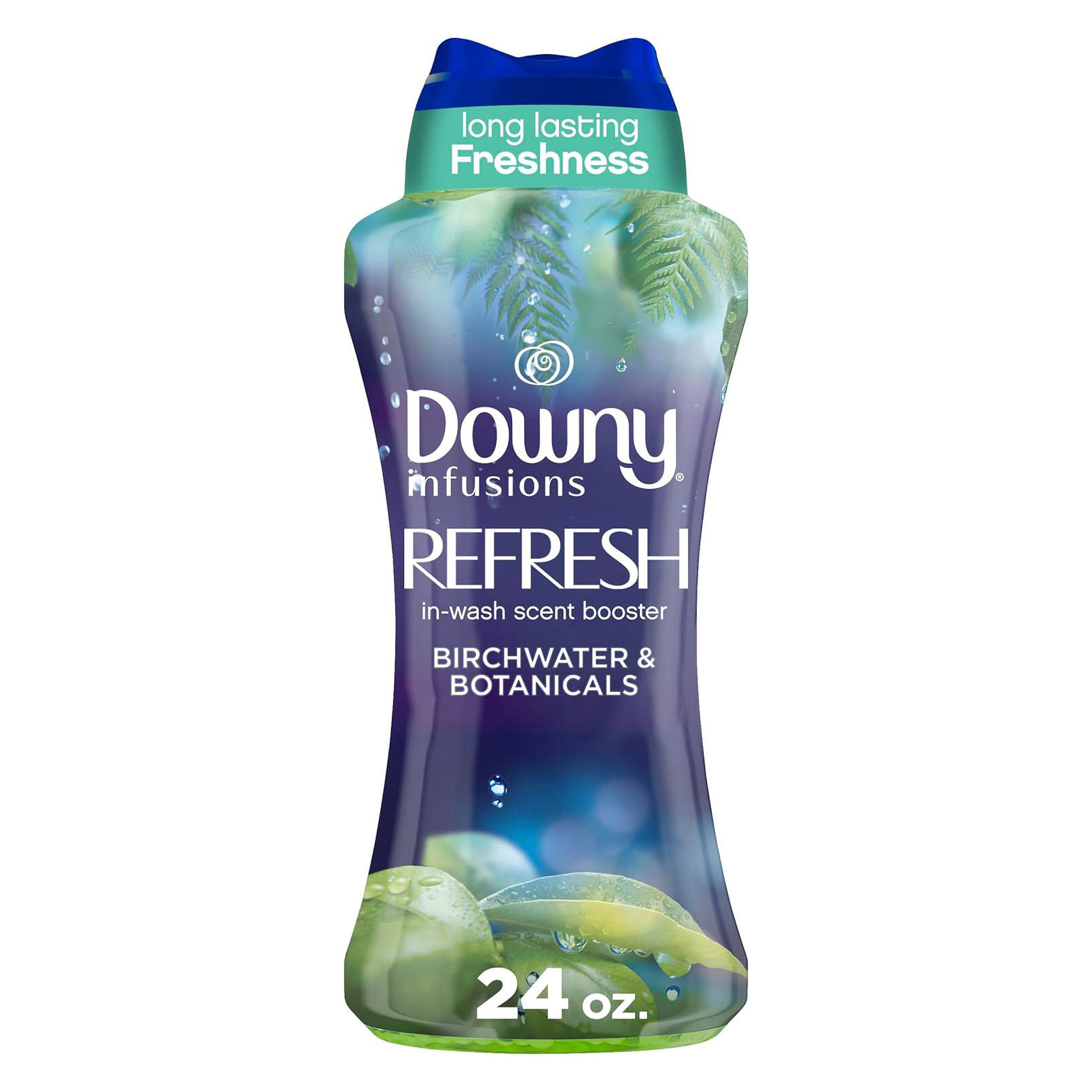 Downy Infusions In Wash Scent Booster Beads, CALM, Soothing Lavender and Vanilla Bean Scent, 24 oz Laundry Beads