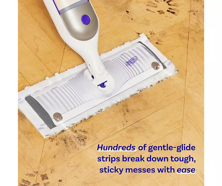 PowerMop Wood Mopping Pad Refills, 8-Count