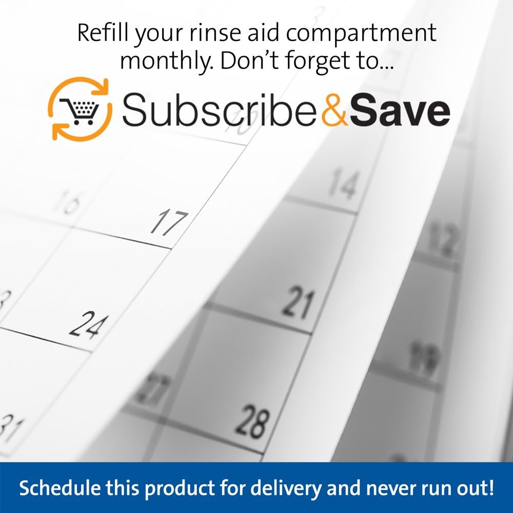 Finish Jet-Dry Rinse Aid, Dishwasher Rinse Agent & Drying Agent, 8.45 Fl Oz (Packaging May Vary)