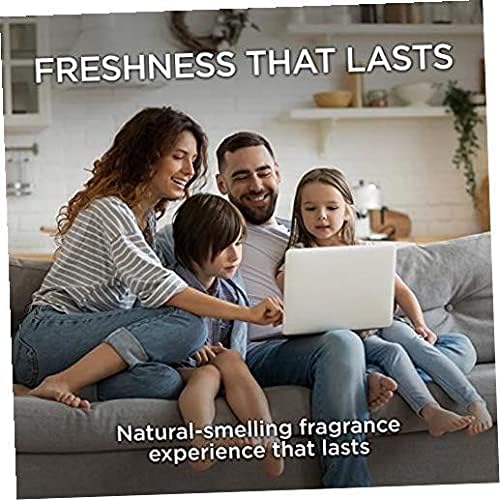 Air Wick Plug in Scented Oil Refill, 5ct, Fresh Linen, Essential Oils, Air Freshener