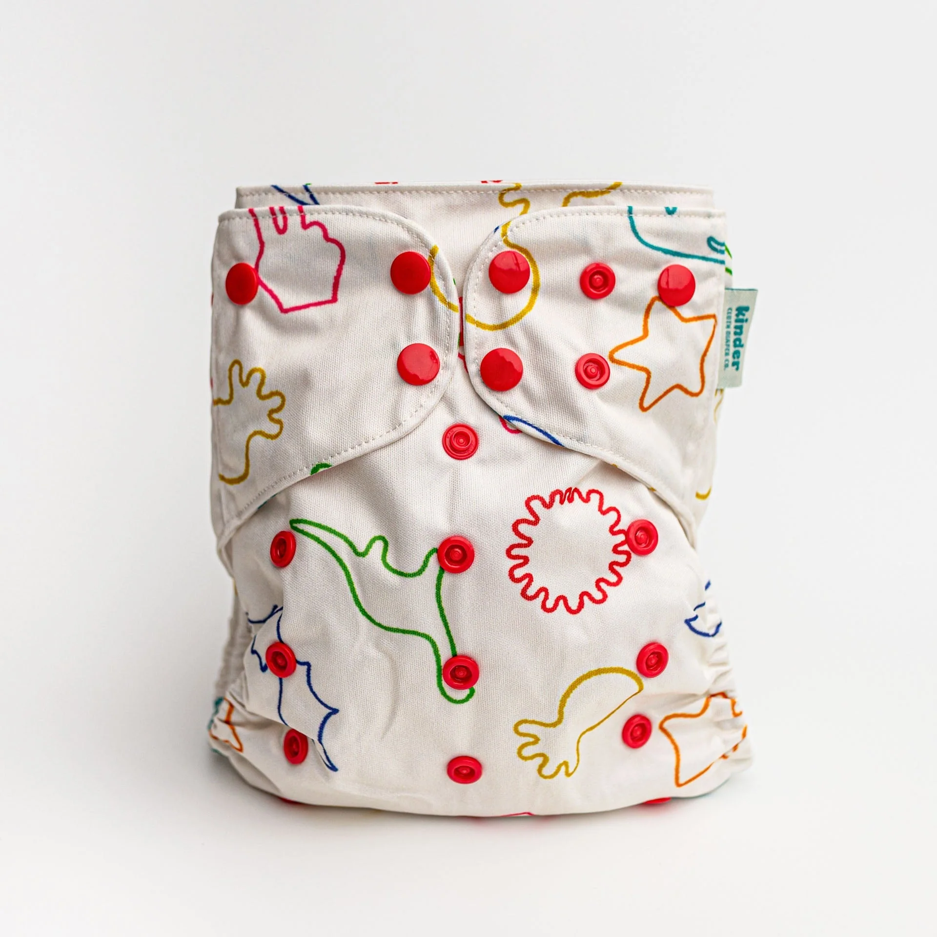 Kinder Cloth Diaper Co. Artist Collaborations Pocket Cloth Diaper with Athletic Wicking Jersey