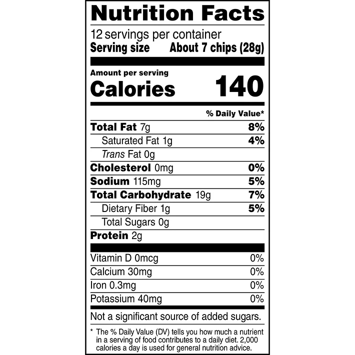 Tostitos Tortilla Chips Original Restaurant Style 12 Oz