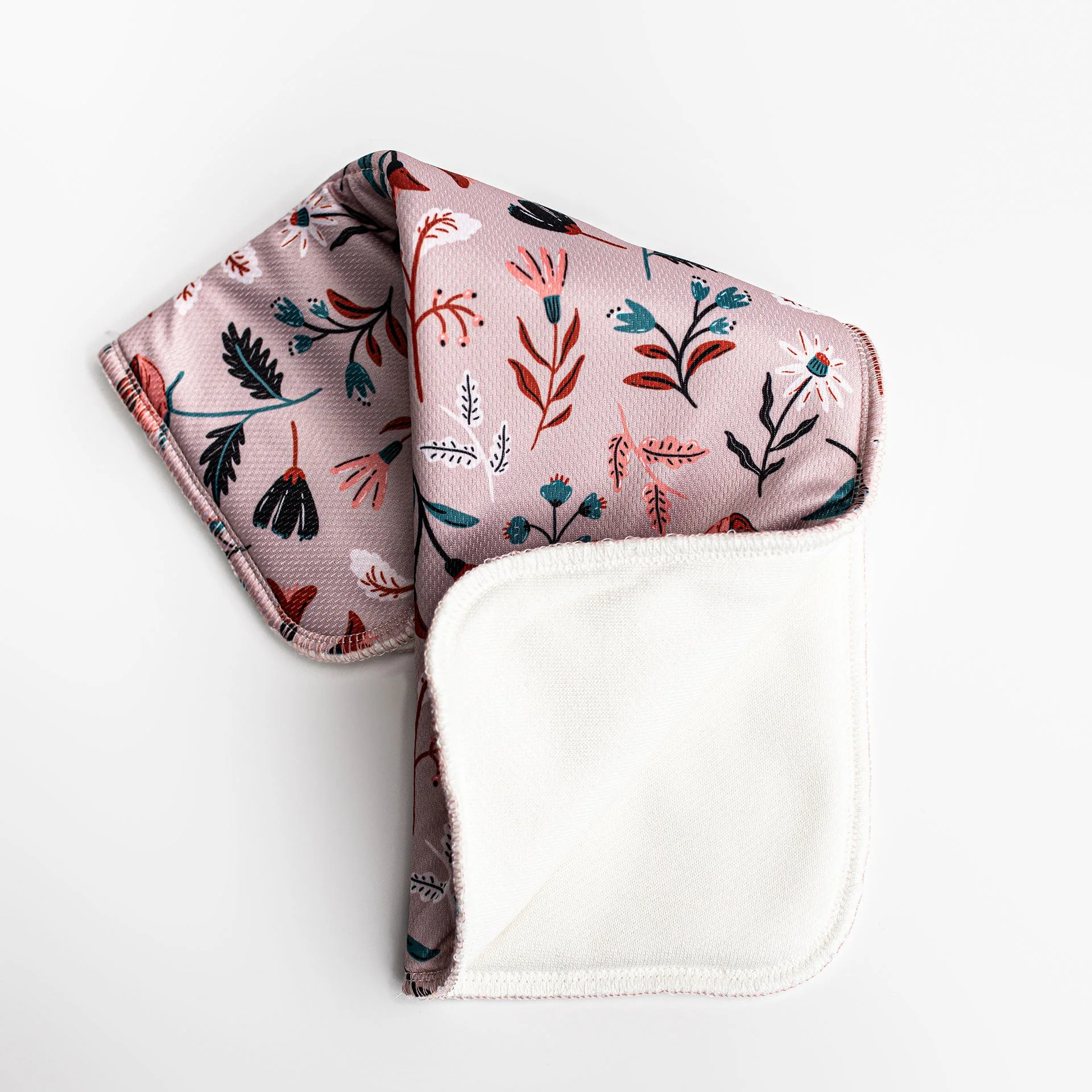 Kinder Cloth Diaper Co. 3-Layer Bamboo Cotton Bookfold Insert with Athletic Wicking Jersey