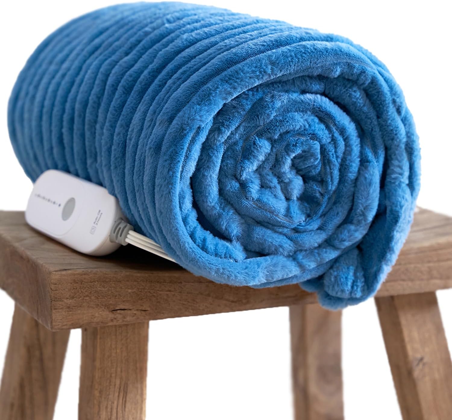 GOTCOZY Heated Blanket Electric Throw 50''X60''- Soft Silky Plush Electric Blanket with 4 Heating Level & 3 Hour Auto Off Heating Blanket, ETL Certified Machine Washable (Rose Dust)