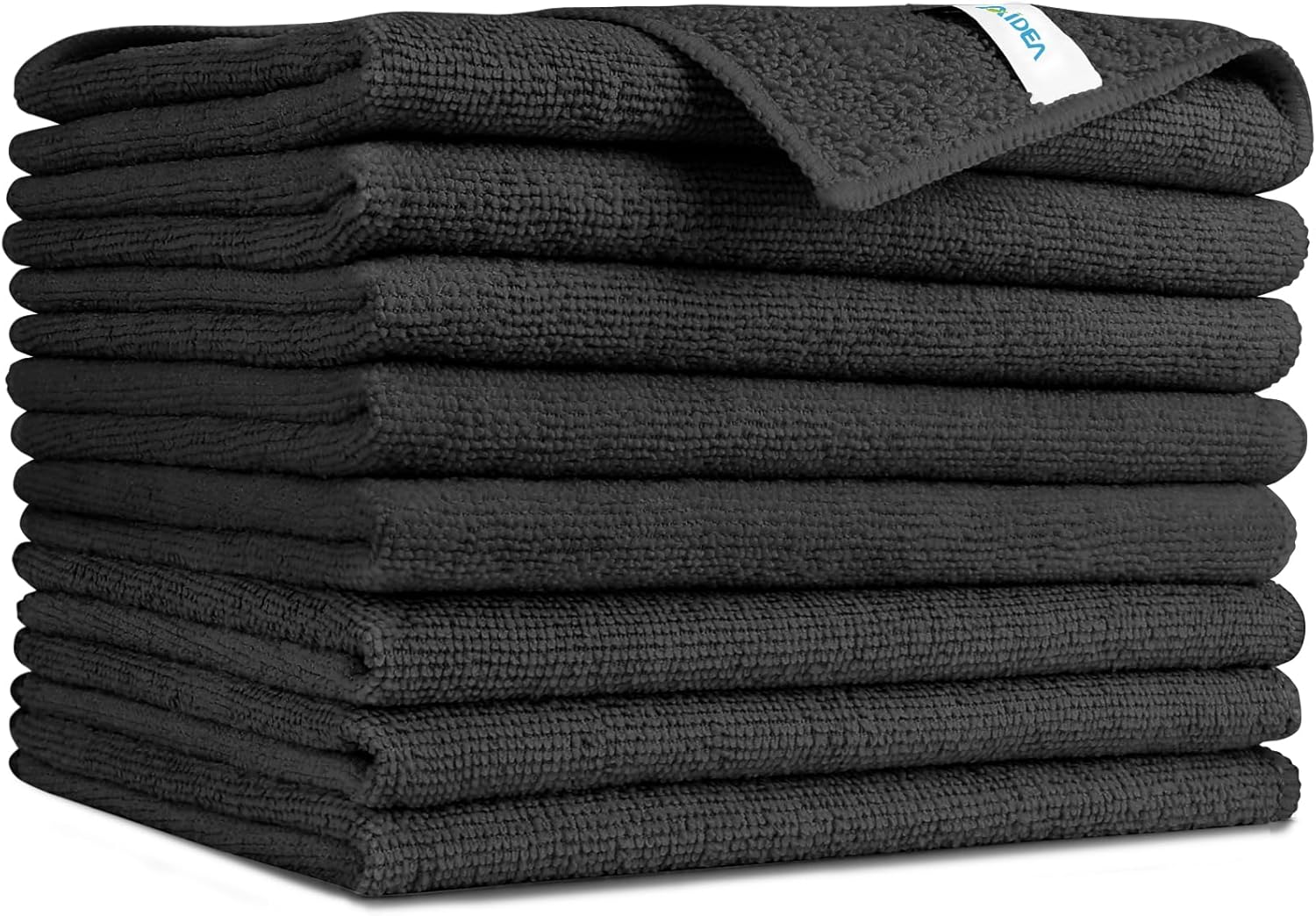 AIDEA Microfiber Cleaning Cloths-8PK, Soft Absorbent Microfiber Cloth, Lint-Free Streak-Free Cleaning Towels for Cars, House, Kitchen, Window(12in.x16in.)—8PK